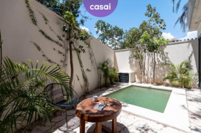 Casai Bohemian Villa with private pool in La Veleta, Tulum
